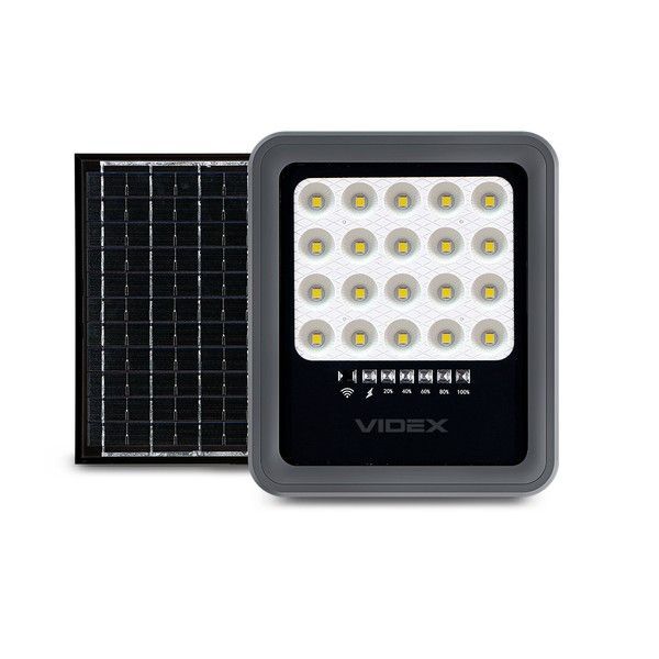 LED прожектор автономный VIDEX 500Lm 5000K VLE-FSO3-205 фото
