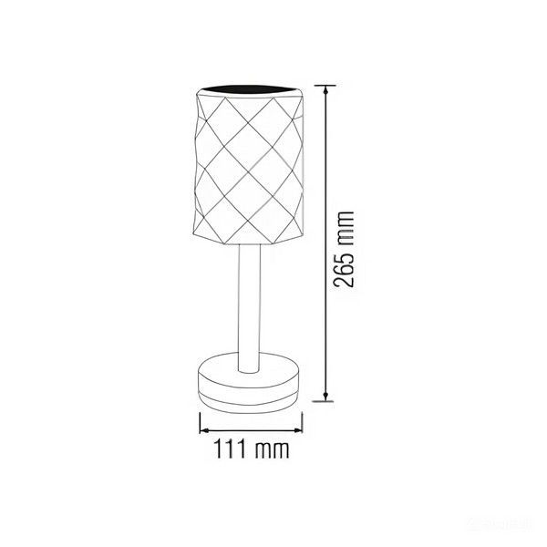 Настільна LED лампа HOROZ ELECTRIC WANDA-3CCT 1W біла 050-005-0001-010 фото