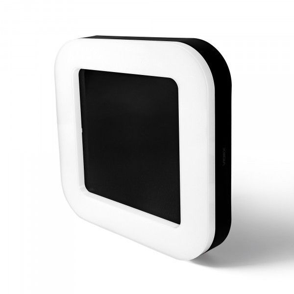 LED світильник вологозахищений квадратний VIDEX ART 30W 5000K IP65 чорний VL-BHFS-305B фото