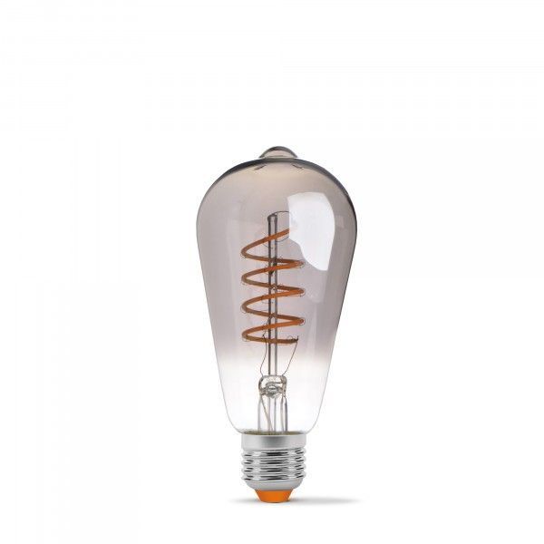 LED лампа VIDEX Filament ST64FGD 4W E27 2100K домерная графит VL-ST64FGD-04272 фото