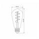 LED лампа VIDEX Filament ST64FGD 4W E27 2100K домерная графит VL-ST64FGD-04272 фото 3