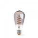 LED лампа VIDEX Filament ST64FGD 4W E27 2100K домерная графит VL-ST64FGD-04272 фото 2