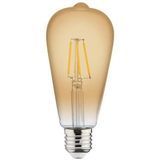 Лампа вінтажна Horoz Electric RUSTIC VINTAGE-6 6W E27 2200К бурштинова 001-029-0006-010 фото