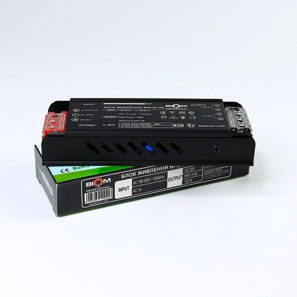 Блок живлення Biom Professional 100W 24V 4A IP20 (BPX-24-100) BPX-24-100 фото