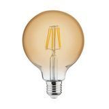 Лампа вінтажна Horoz Electric RUSTIC GLOBE-6 6W E27 2200К бурштинова 001-030-0006-010 фото