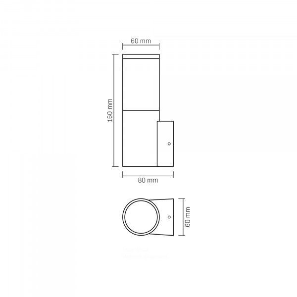 LED Светильник архитектурный AR091B IP54 VIDEX GU10 VL-AR091B фото