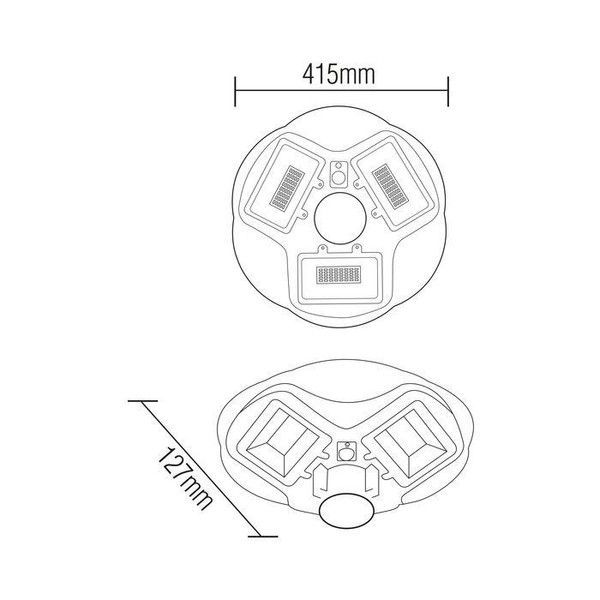 Уличный светильник Horoz Electric COMBAT-150 150W черный 074-011-0150-020 фото