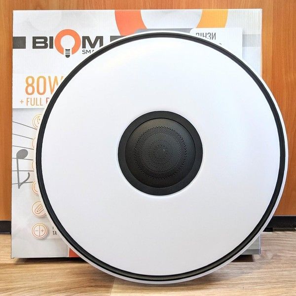 Люстра Світильник світлодіодний Biom SMART SML-R27-80-M-FRGB RGB 80Вт з пультом музичний BT APP SML-R27-80-M-FRGB фото