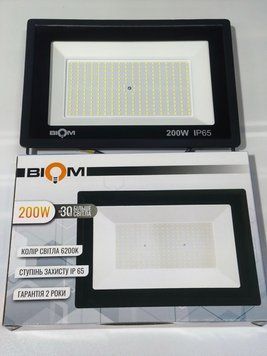 Світлодіодний прожектор Biom 200W 6200K S6-SMD-200-Slim IP65 S6-SMD-200-SLIM фото