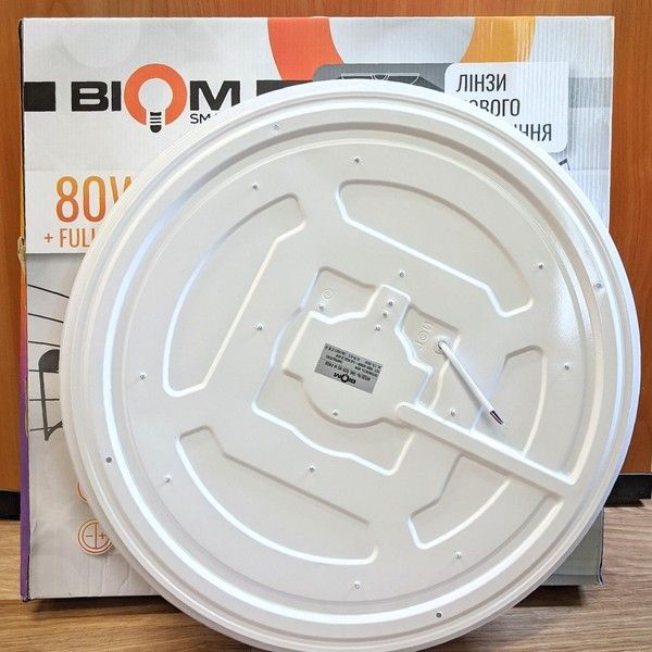 Люстра Світильник світлодіодний Biom SMART SML-R28-80-M-FULL RGB 80Вт з пультом музичний BT APP SML-R28-80-M-FRGB фото
