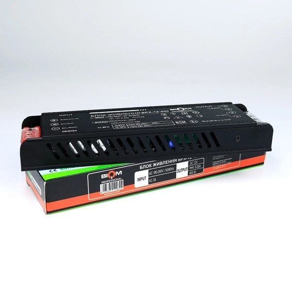 Блок живлення Biom Professional 400W 12V 33A IP20 BPX-12-400 BPX-12-400 фото