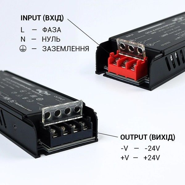 Блок живлення Biom Professional 300W 24V 12.5A IP20 (BPX-24-300) BPX-24-300 фото