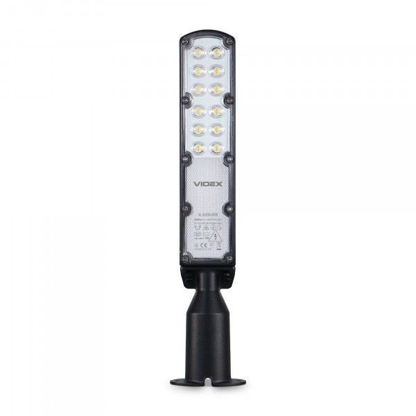 LED ліхтар вуличний VIDEX SLE18 30W 3000Lm 5000K IP65 чорний VL-SLE18-0305 фото