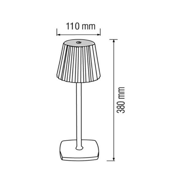 Светильник настольный LED MERIDA 3CCT 050-001-0001-020 фото
