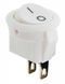 Кнопка круглая Biom ON-OFF SB-08W 220V/12V 3A/6A Белая SB-08W фото 1