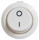 Кнопка круглая Biom ON-OFF SB-08W 220V/12V 3A/6A Белая SB-08W фото 2