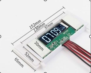 Сенсорний вимикач для дзеркал Biom LB-086LED Годинник + Димер + Підігрів (2 клавіші) LB-086 фото