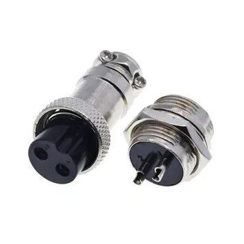 Коннектор для светодиодных лент OEM №17 2pin-2pin "мама" + "папа" металл SC-17-CC-2-M фото