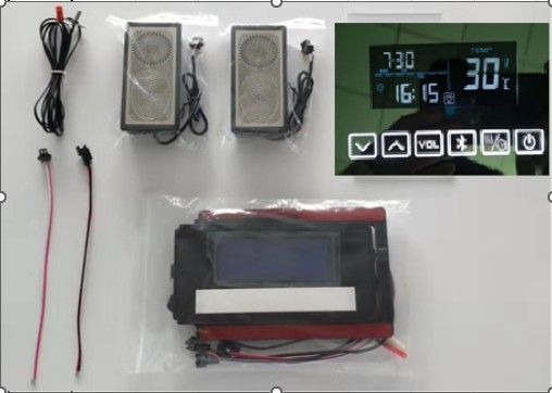 Сенсорный выключатель для зеркал Biom ZX-01 6 клавиш Bluetooth + Часы + Диммер + Подогрев ZX-01 фото