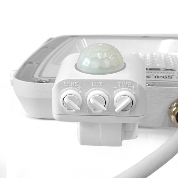 LED прожектор VIDEX F5 50W 3000-5000-6500K з датчиком руху 230V White (VL-F5-050CW-S) VL-F5-050CW-S фото