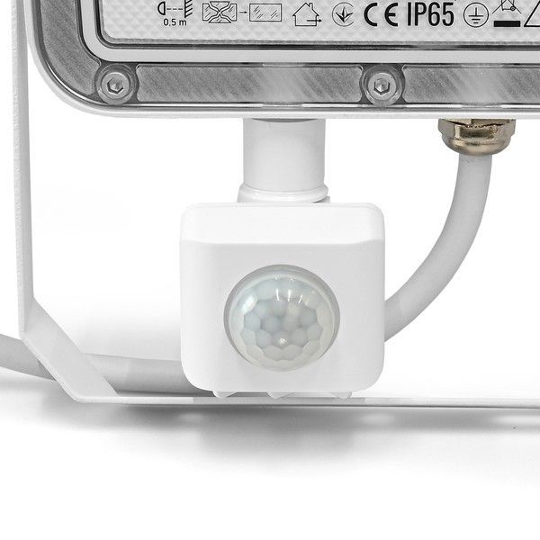 LED прожектор VIDEX F5 50W 3000-5000-6500K з датчиком руху 230V White (VL-F5-050CW-S) VL-F5-050CW-S фото