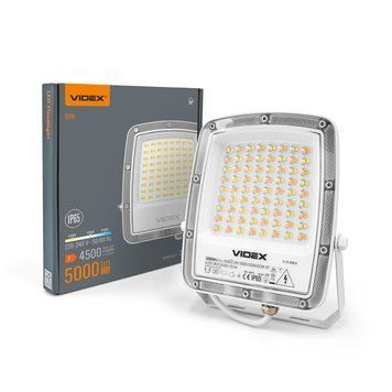LED прожектор VIDEX F5 50W 3000-5000-6500K 230V White (VL-F5-050CW) VL-F5-050CW фото