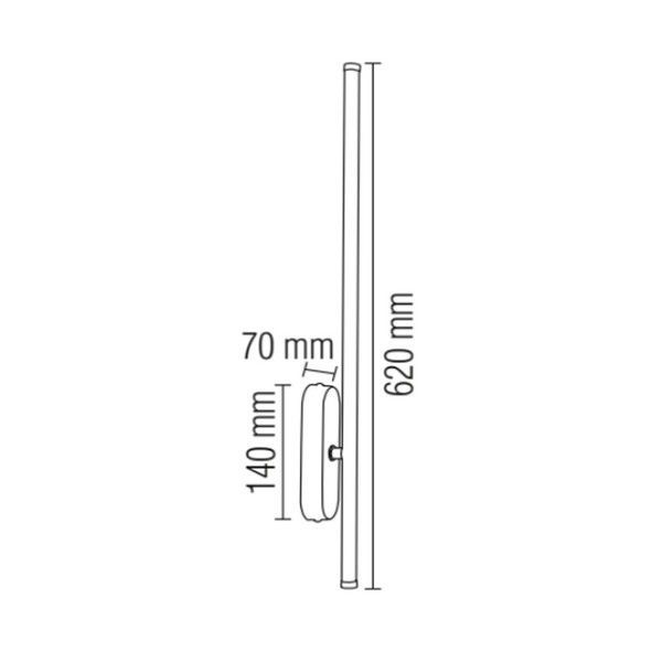 Подсветка зеркал-картин LED "SALDA-10" 10W 4200K 029-010-0010-020 фото