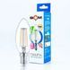 Светодиодная лампа эконом энергосберигающая Biom FL-305 4W C35 E14 2800-3200K FL-305 фото 4
