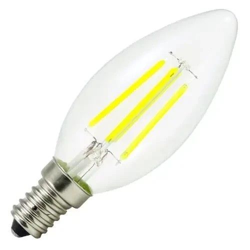 Світлодіодна лампа економ енергозберігаюча Biom FL-306 4W C35 E14 4000-4500K FL-306 фото
