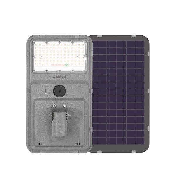 LED фонарь уличный автономный VIDEX 3800Lm 5000K (VL-SLSO-092-S) VL-SLSO-092-S фото