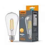 LED лампа VIDEX Filament ST64FD 6W E27 4100K дімерна VL-ST64FD-06274 фото