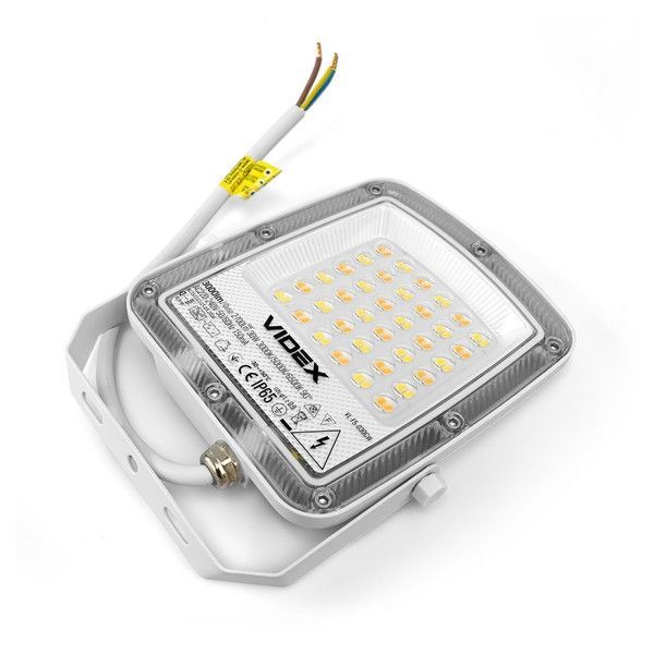 LED прожектор VIDEX F5 30W 3000-5000-6500K 230V White (VL-F5-030CW) VL-F5-030CW фото