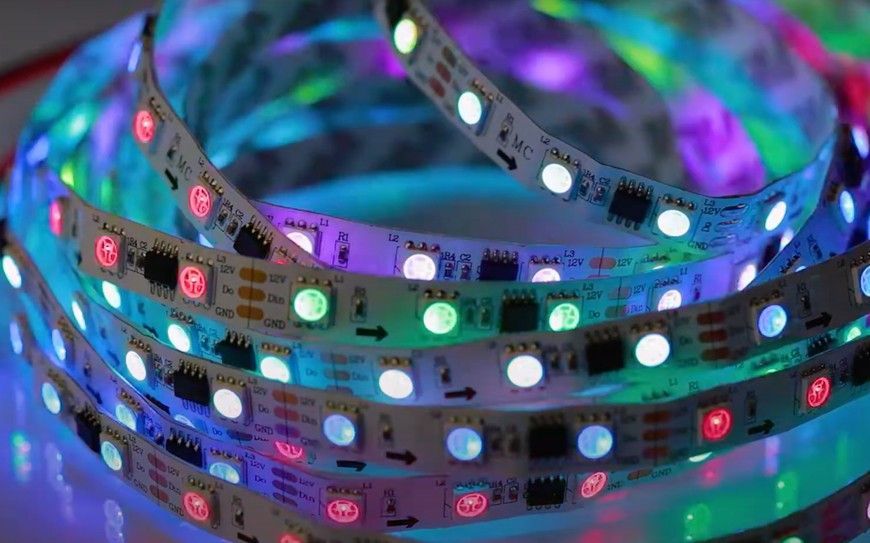 Светодиодная лента адресная Biom ST-12-5050-60-FRGB-20-WS2811 12V RGB ST-12-5050-60-FRGB-20 фото