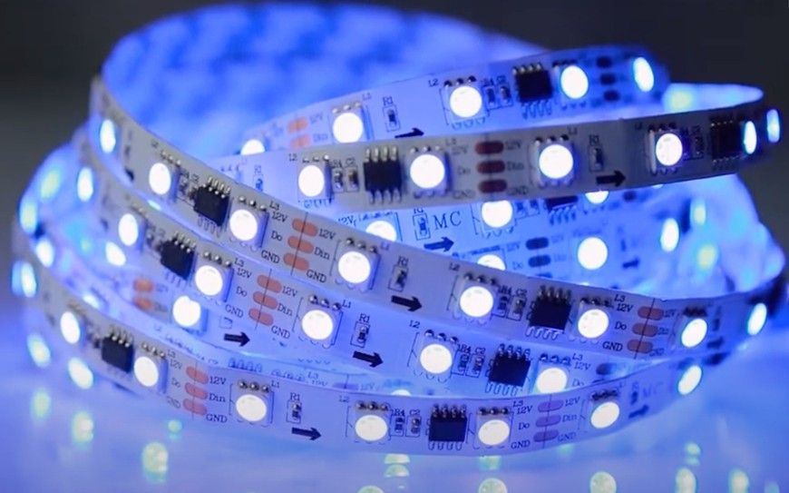 Светодиодная лента адресная Biom ST-12-5050-60-FRGB-20-WS2811 12V RGB ST-12-5050-60-FRGB-20 фото