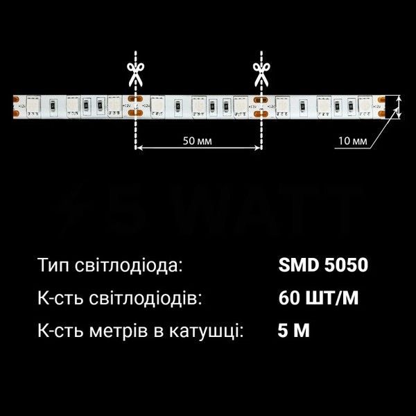 Светодиодная лента RGB Biom ST-12-5050-60-RGB-65 12V IP65 Герметичная ST-12-5050-60-RGB-65 фото