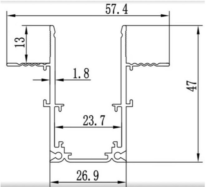 Шинопровід Horoz Electric MAGNET-R2 чорний 129-006-0002-010 фото
