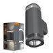 LED Світильник архітектурний AR072G IP54 VIDEX GU10x2 VL-AR072G фото 1