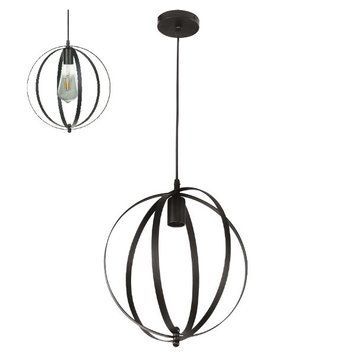 Светильник подвесной Horoz Electric NEWTON max. 60W черный 021-010-0001-010 фото