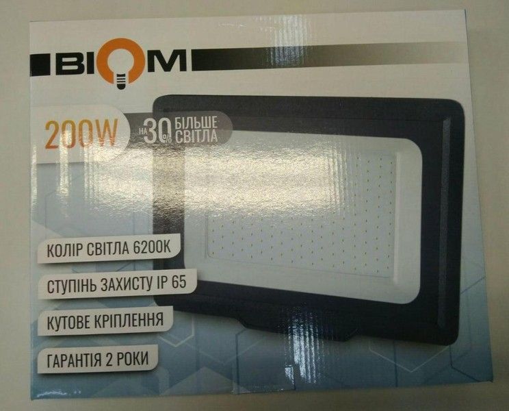 Светодиодный прожектор BIOM 200W S5-SMD-200-SLIM S5-SMD-200-SLIM фото