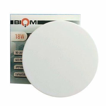 Светильник светодиодный накладной Biom 18W 5000K IP33 Круг BYR-01-18-5 BYR-01-18-5 фото
