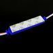 Світлодіодний модуль Biom BRT XG192 5630-3 led W 1,5W BLUE, 12В, IP65 синій з лінзою напівсфера XG192 LM-12-1.5-5630-7515 фото 3