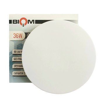 Светильник светодиодный накладной Biom 36W 5000K IP33 Круг BYR-01-36-5 BYR-01-36-5 фото