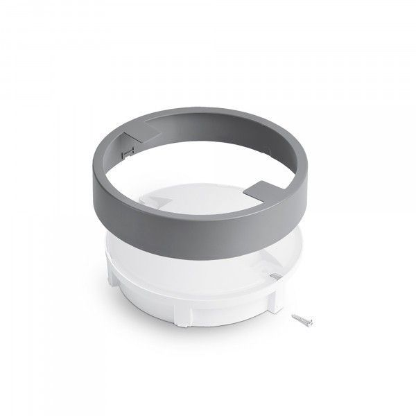 LED світильник вологозахищений круглий VIDEX 18W 5000K IP65 сірий VL-BH12R-185 фото