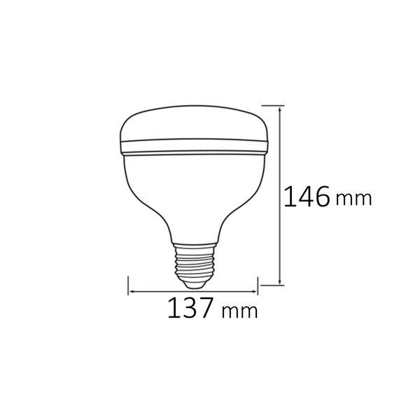 Лампа світлодіодна Horoz Electric CRYSTAL-50 50W 001-016-1050-010 фото
