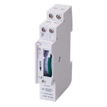 Механический таймер на DIN-рейку Horoz Electric TIMER-3 3680W 108-003-0001-010 фото