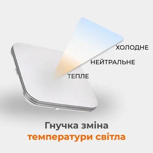 Люстра Світильник світлодіодний Biom SMART SML-S01-50/2 3000-6000K 50Вт з пультом SML-S01-50/2 фото