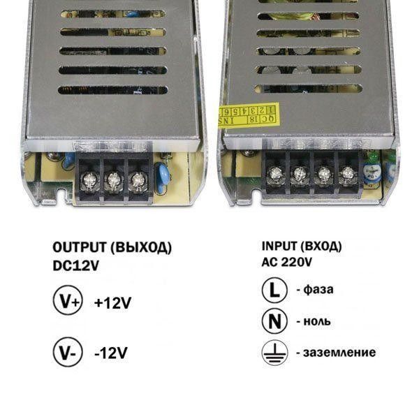 Блок живлення Biom 150W 12V 12.5A IP20 STR-150-12 STR-150-12 фото