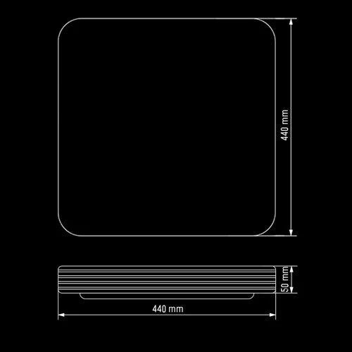 Люстра Світильник світлодіодний Biom SMART SML-S01-70/2 3000-6000K 70Вт з пультом SML-S01-70/2 фото