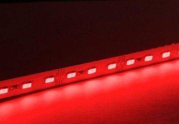 Світлодіодна лінійка Biom BRT 5630-72 led R 24W, 12В, IP20 червоний зі скотчем LB-12-5630-72-14-R фото