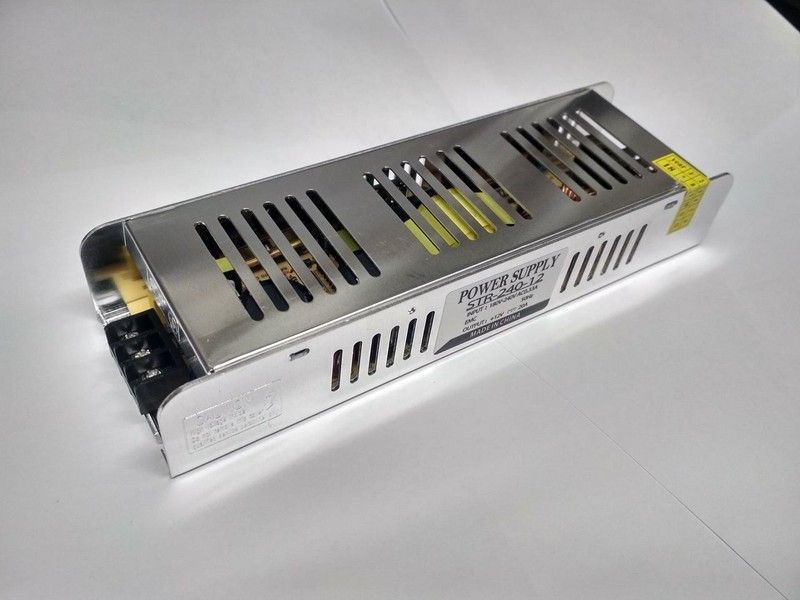Блок питания OEM 12V 240W 20А STR-240 узкий STR-240-12 фото
